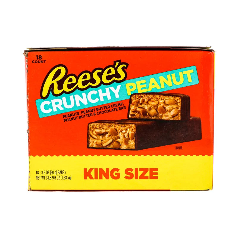 REESE'S Crunchy Peanut King Size Bar - (Pack of 18) - 3.2 oz image 0