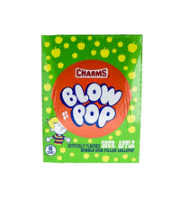 Charms Blow Pops Sour Apple Lollipops - 48 Count image 0