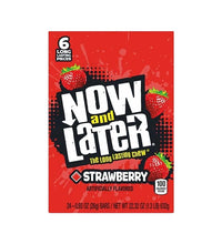 Now & Later Strawberry Candy 24 Count - 6 Pieces image 0