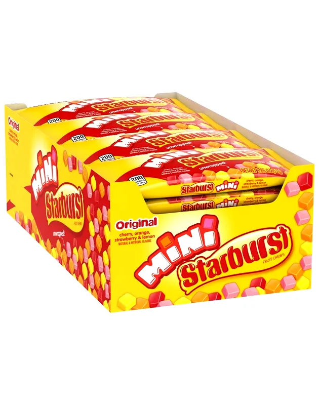 Starburst Minis Original Chewy Candy 24 Count -1.85 oz image 0