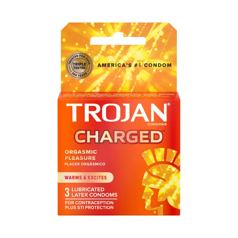 Trojan, Charged Intensified Lubricant 6 Count - 3 pk image 0