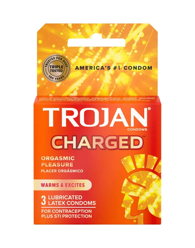 Trojan, Charged Intensified Lubricant 6 Count - 3 pk image 0