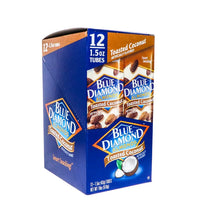 Blue Diamond Toasted Coconut Oven Roasted Almonds,1.5 oz Tube, 12 Pack image 1