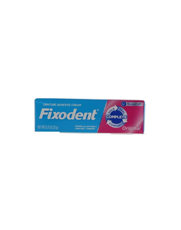 Fixodent Denture Adhesive Cream Original 0.75 oz image 0