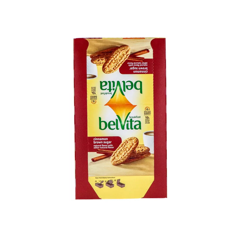 Belvita Breakfast Biscuits, Cinnamon and Brown Sugar 8 Count - 1.76 oz image 0