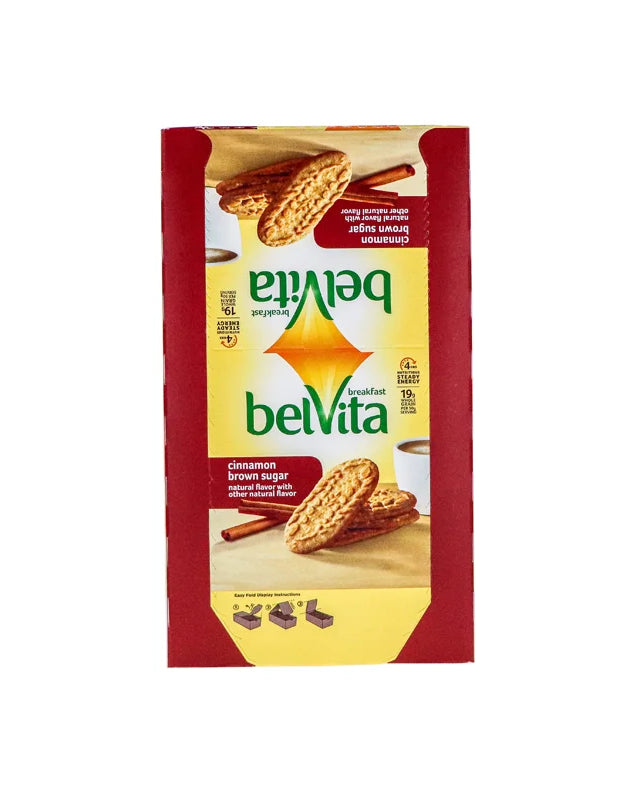 Belvita Breakfast Biscuits, Cinnamon and Brown Sugar 8 Count - 1.76 oz image 0