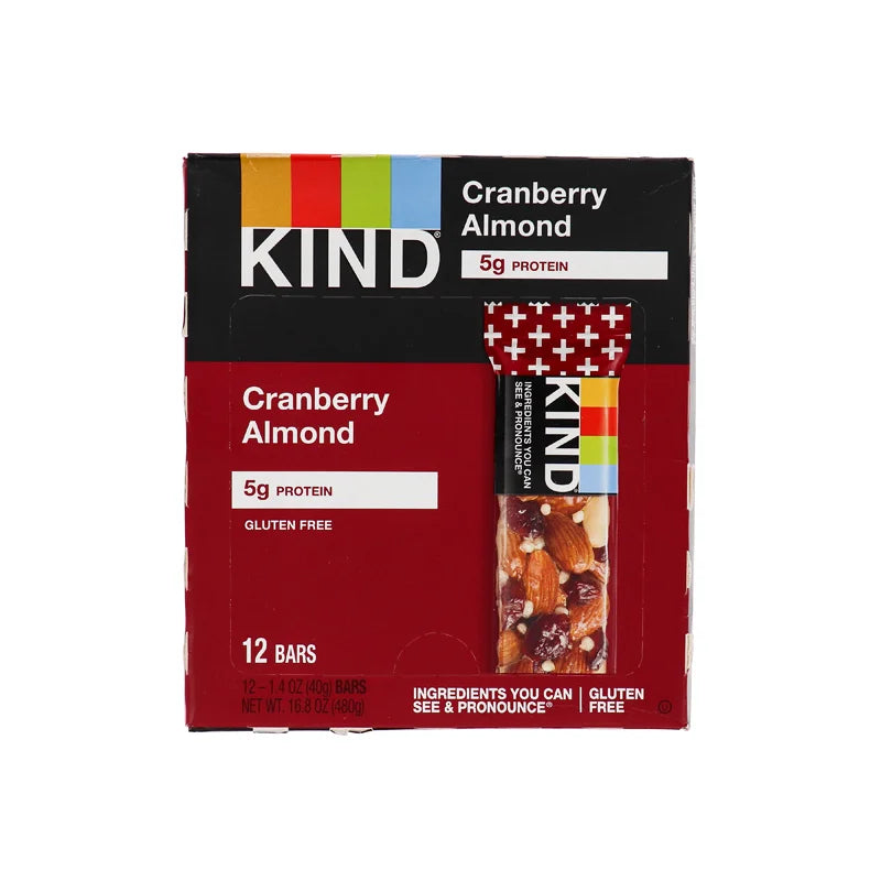 Kind Plus Cranberry Almond & Antioxidants 12/1.4Oz image 0