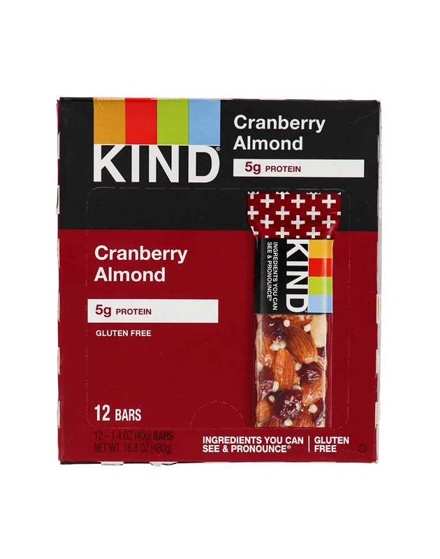 Kind Plus Cranberry Almond & Antioxidants 12/1.4Oz image 0