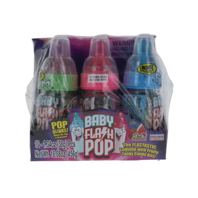 Kidsmania Flash Pop Lollipop - 12 Count image 0