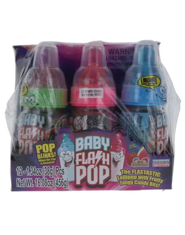 Kidsmania Flash Pop Lollipop - 12 Count image 0