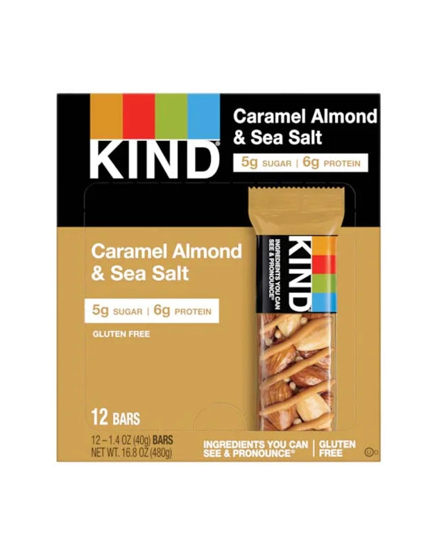 Kind Nuts & Spices Caramel Almond Sea Salt 12 Count - 1.4 oz image 0