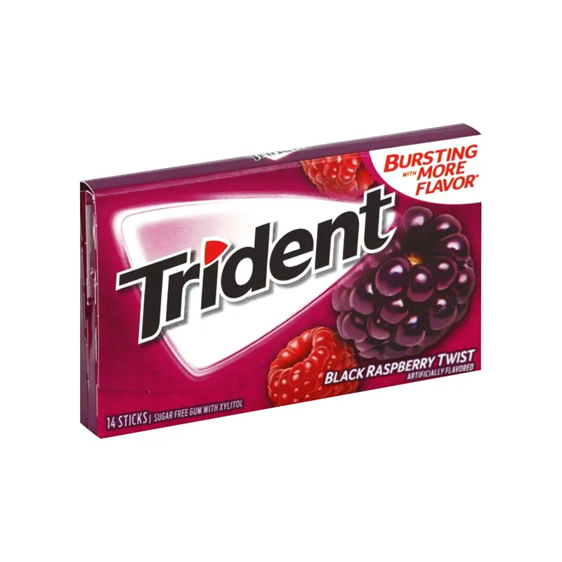Trident Value Pack Black Raspberry Twist 12 Count - 14 Pieces image 1