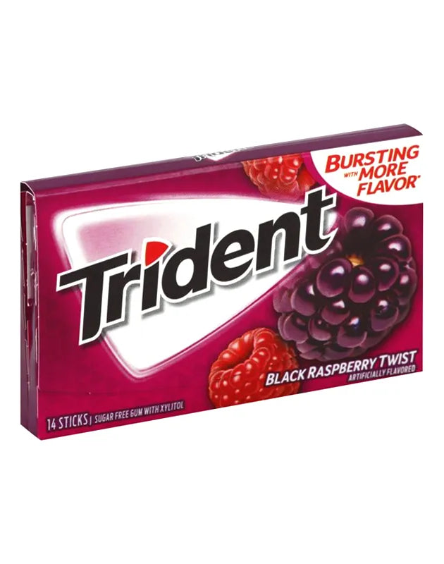 Trident Value Pack Black Raspberry Twist 12 Count - 14 Pieces image 0