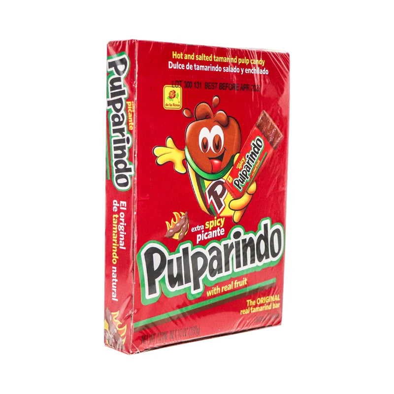 De La Rosa Pulparindo Extra Spicy Bar 20 Count - 0.5 oz image 1