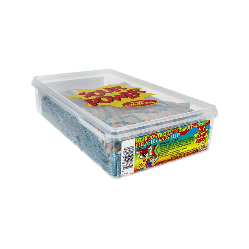 Sour Power Belts Quattro Unwrapped - 150 Count image 1