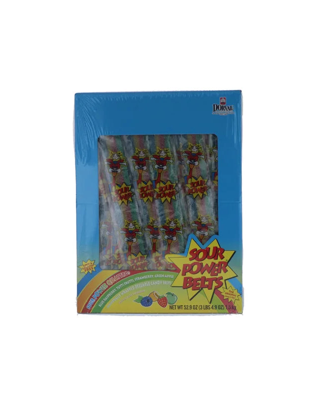 Sour Power Belts Wrap 4Flavors - 150 Count image 0