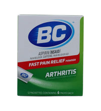 Bc Arthritis Formula Pain Reliever Powders 6 ea (Pack of 12) image 0