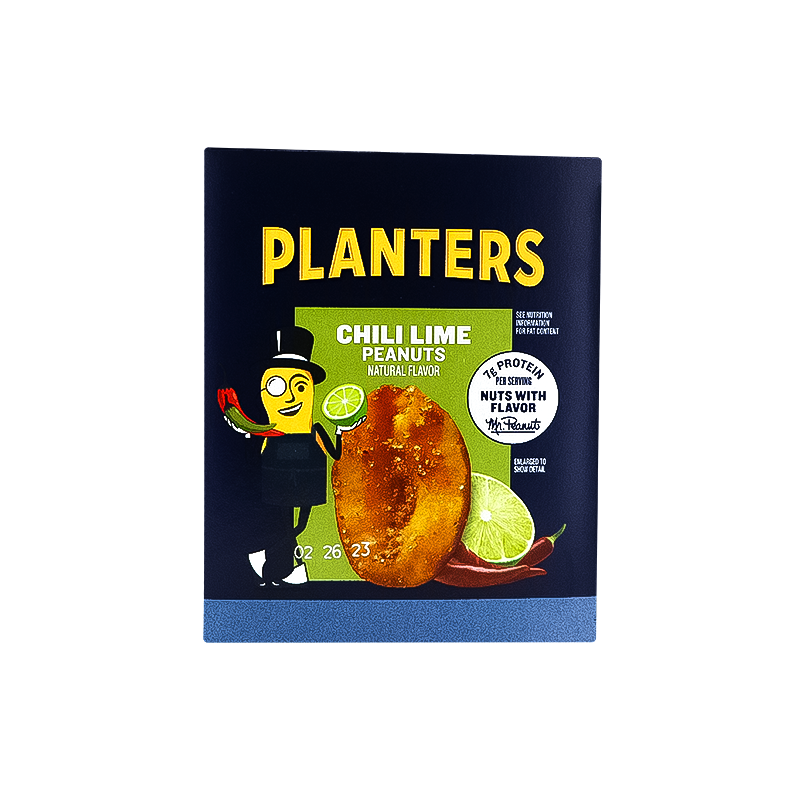 Planters Chili Lime Peanuts 10 Count - 2.25 oz image 0