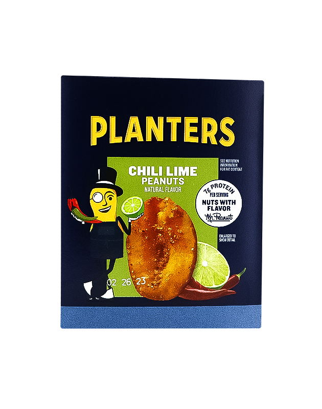 Planters Chili Lime Peanuts 10 Count - 2.25 oz image 0