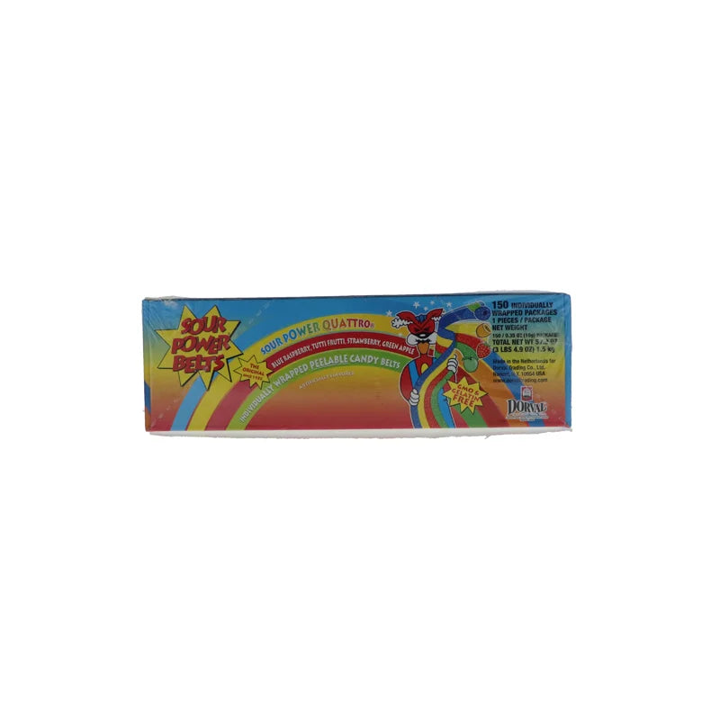 Sour Power Belts Wrap 4Flavors - 150 Count image 2