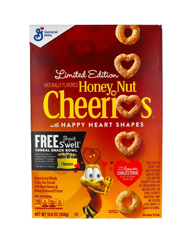General Mills Honey Nut Cheerios Breakfast Cereal - Box 10.8 oz image 0