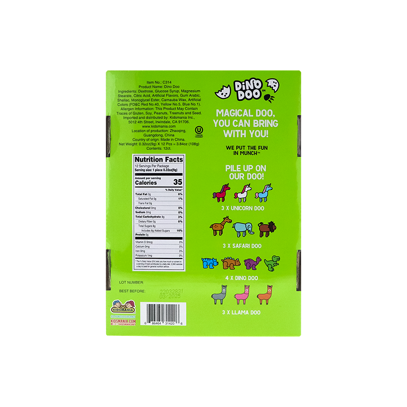 Kidsmania Dino Doo Mini 12 Count - 0.32 oz image 2