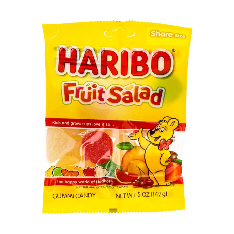 Haribo Fruit Salad Assorted Gummies 12 Count - 5 oz image 0