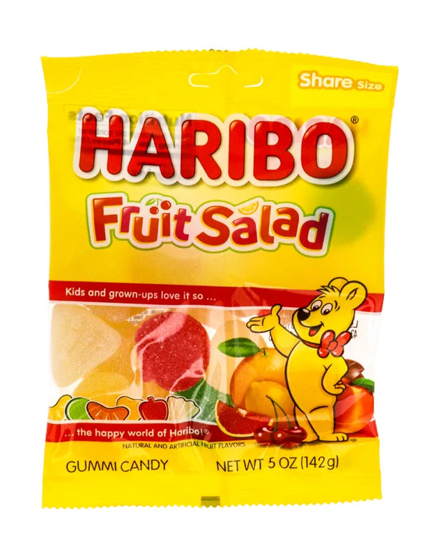 Haribo Fruit Salad Assorted Gummies 12 Count - 5 oz image 0