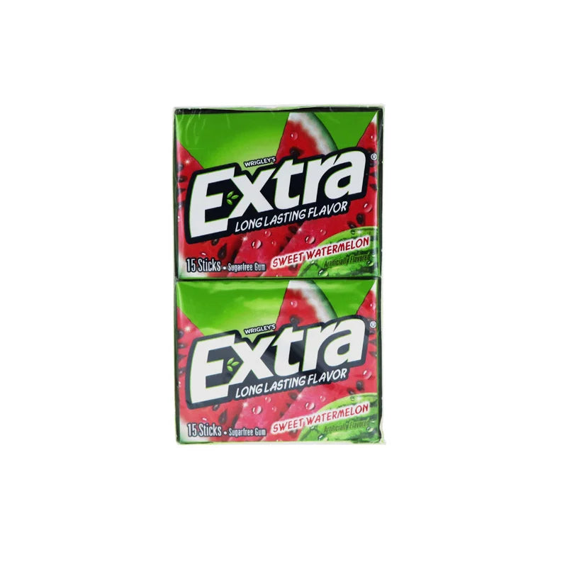 Wrigleys Extra Fruit Sensations Sweet Watermelon Gum - Pack of 10 - 15 stk image 0