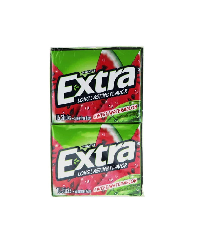 Wrigleys Extra Fruit Sensations Sweet Watermelon Gum - Pack of 10 - 15 stk image 0