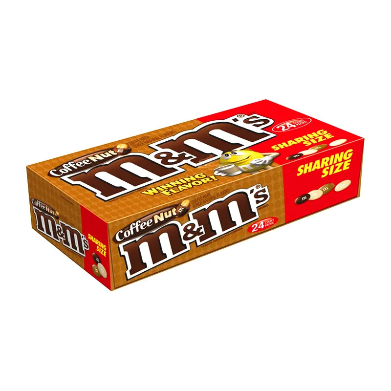 M&M's King Size Coffee Nut Chocolate Candy 24 Count - 3.27 oz image 0