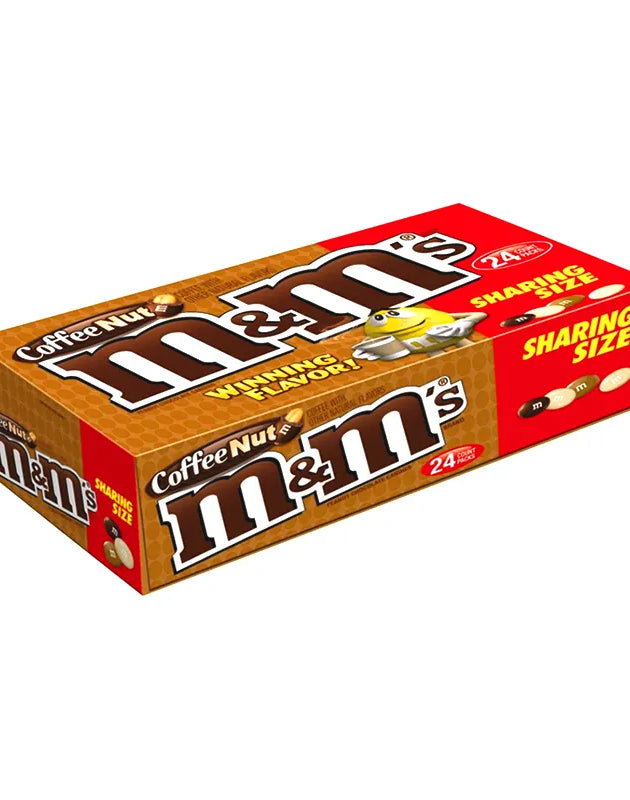 M&M's King Size Coffee Nut Chocolate Candy 24 Count - 3.27 oz image 0