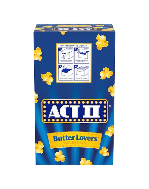 Act II Popcorn Butter Lovers 18 Count - 2.75 oz image 0
