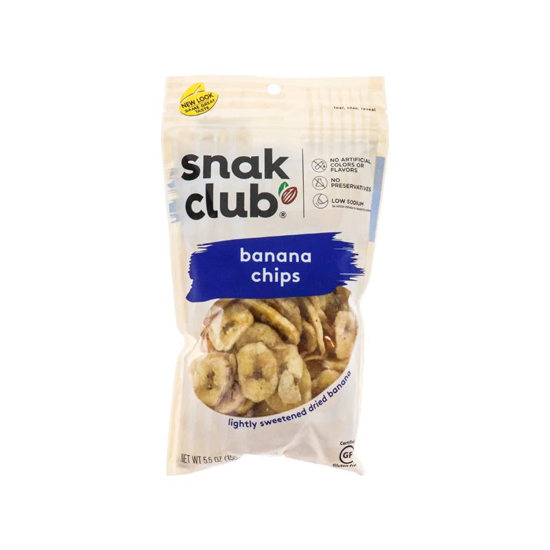 Snak Club Premium Banana Chips - Peg 6 Count - 5.50 oz image 0
