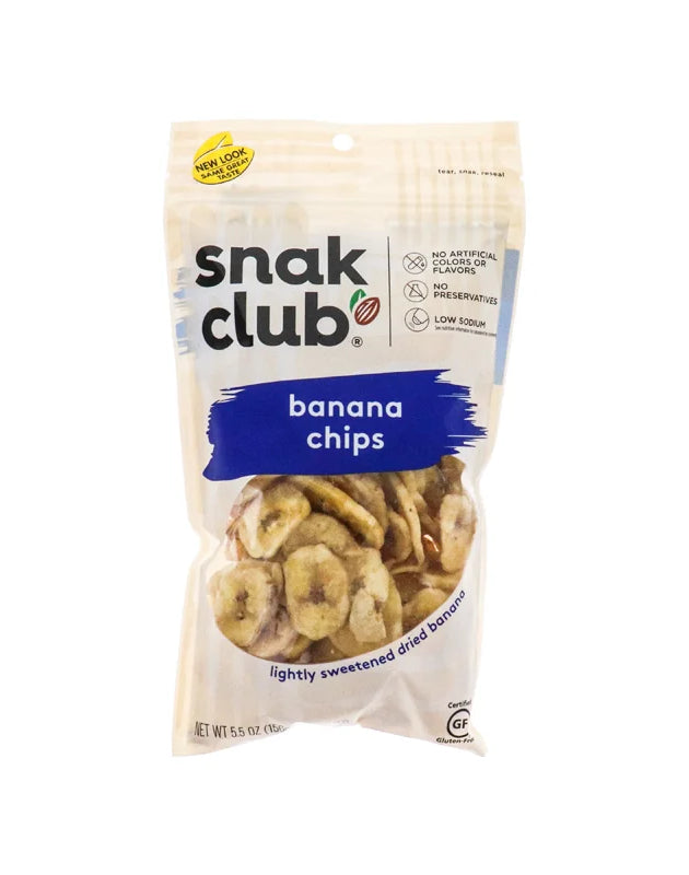 Snak Club Premium Banana Chips - Peg 6 Count - 5.50 oz image 0