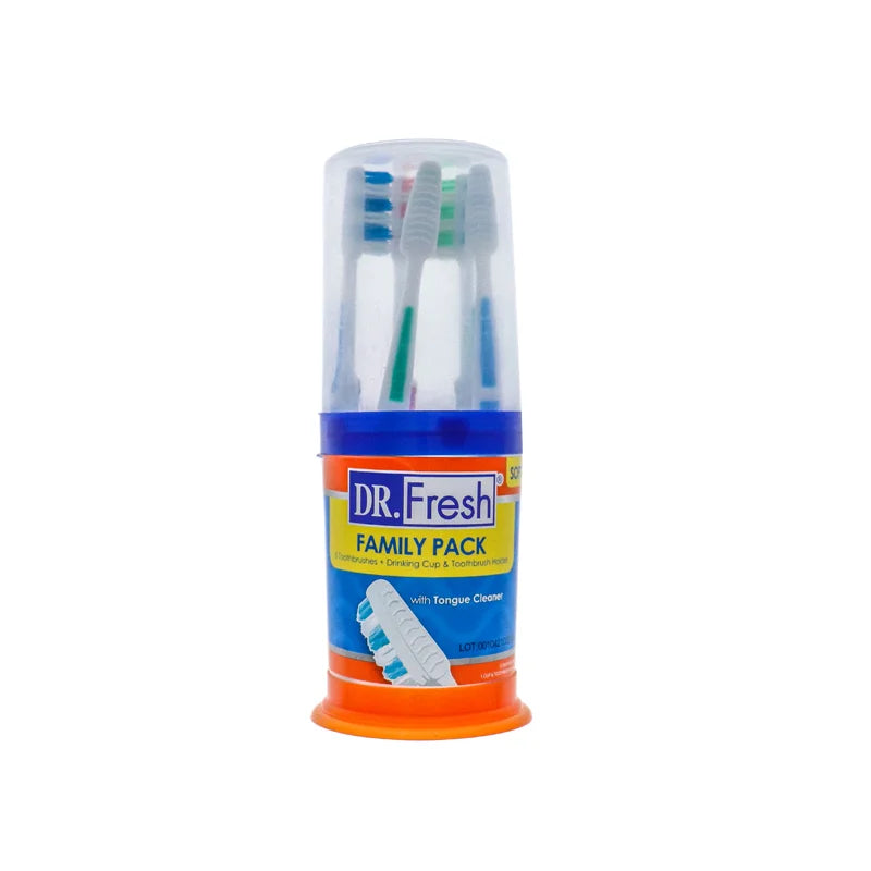 Dr. Fresh Toothbrushes Family Pack - (Pack of 5) image 0