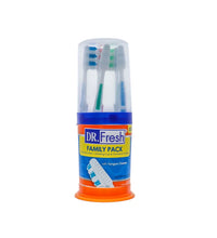 Dr. Fresh Toothbrushes Family Pack - (Pack of 5) image 0