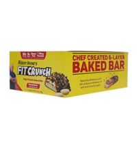 Fit Crunch Whey Protein Baked Bar, Peanut Butter 12 Count- 3.10 oz image 1