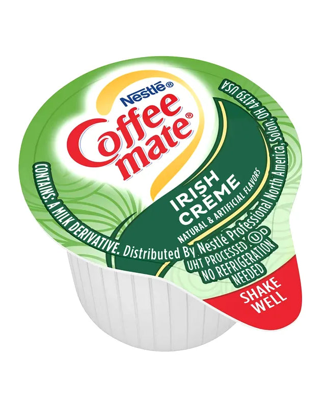 Coffee Mate Irish Creme Liquid Coffee Creamer Tubs 180 Count - 0.375 oz image 0