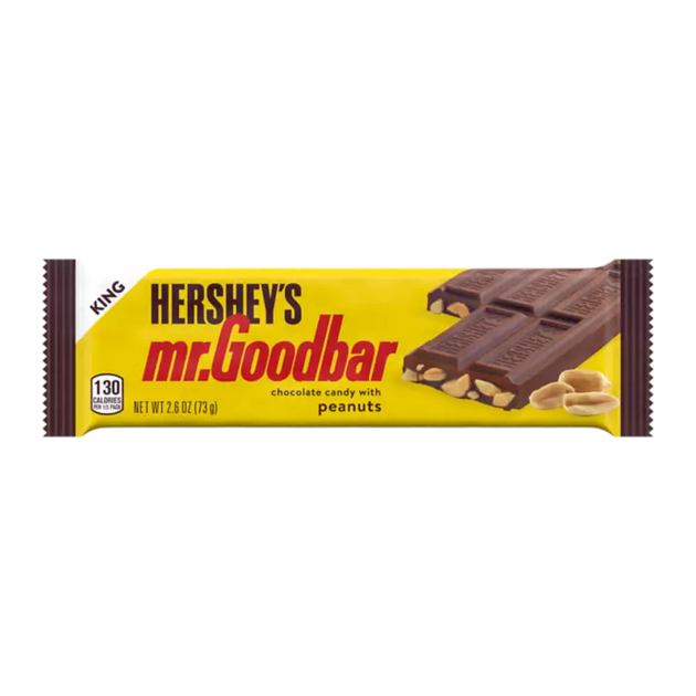Hershey's Mr. Goodbar King Size Milk Chocolate with Peanuts Chocolate Candy Bar 18 Count - 2.6 oz image 0