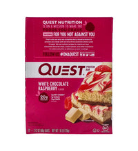 Quest Protein White Chocolate Raspberry Cake Bar 12 Count - 2.12 oz image 0
