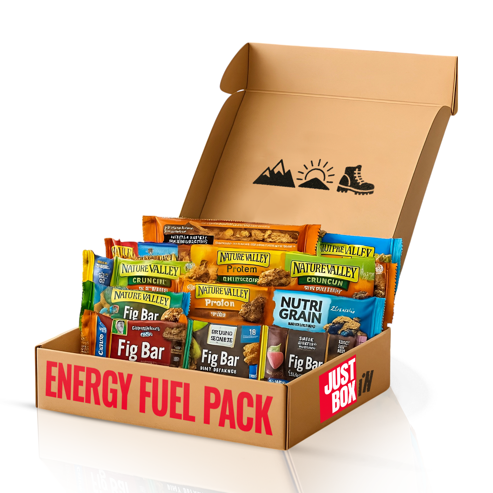 Just Box In Granola Bar Energy Sampler – 24 Pack image 0