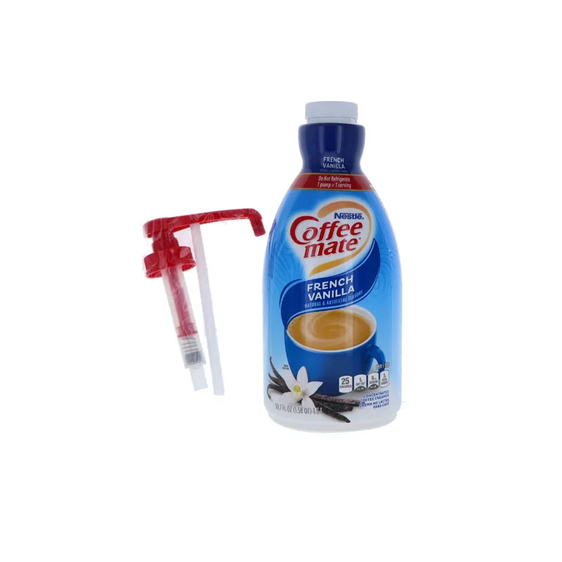 Coffee-Mate Creamer Pump French Vanilla 2 Count - 1.5 Liter image 0