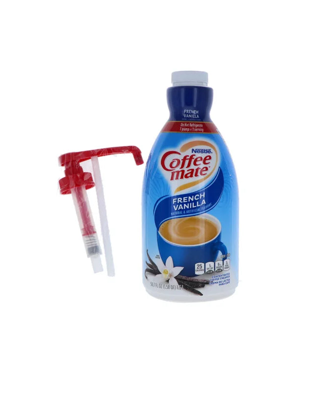 Coffee-Mate Creamer Pump French Vanilla 2 Count - 1.5 Liter image 0