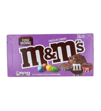 M&M's Fudge Brownie Chocolate Candies 24 Count - 1.41 Oz image 0