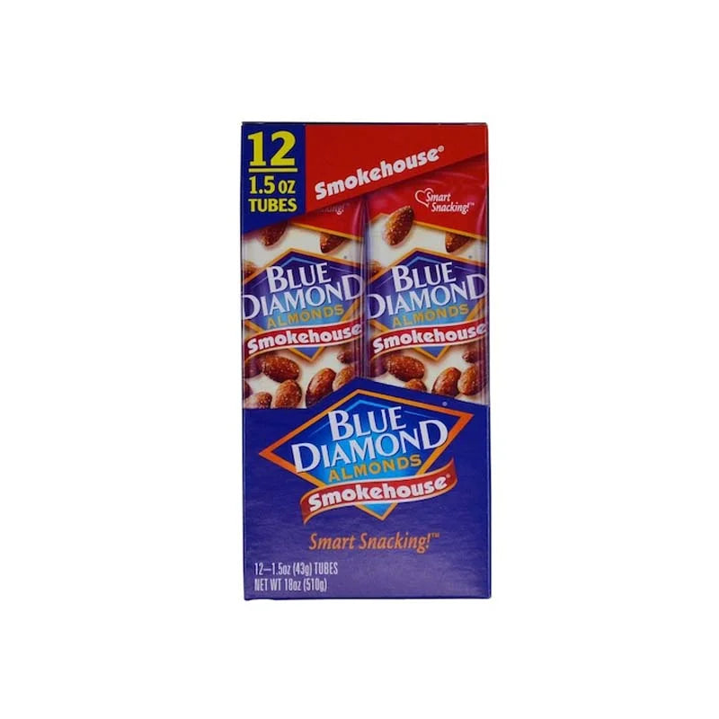 Blue Diamond Almonds Smokehouse Tube 12 Count - 1.5 oz image 0