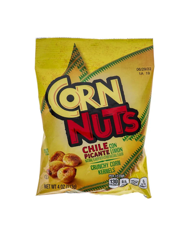 Corn Nuts Chile Picante con Limon Crunchy Corn Snack 12 Count - 4 oz image 0