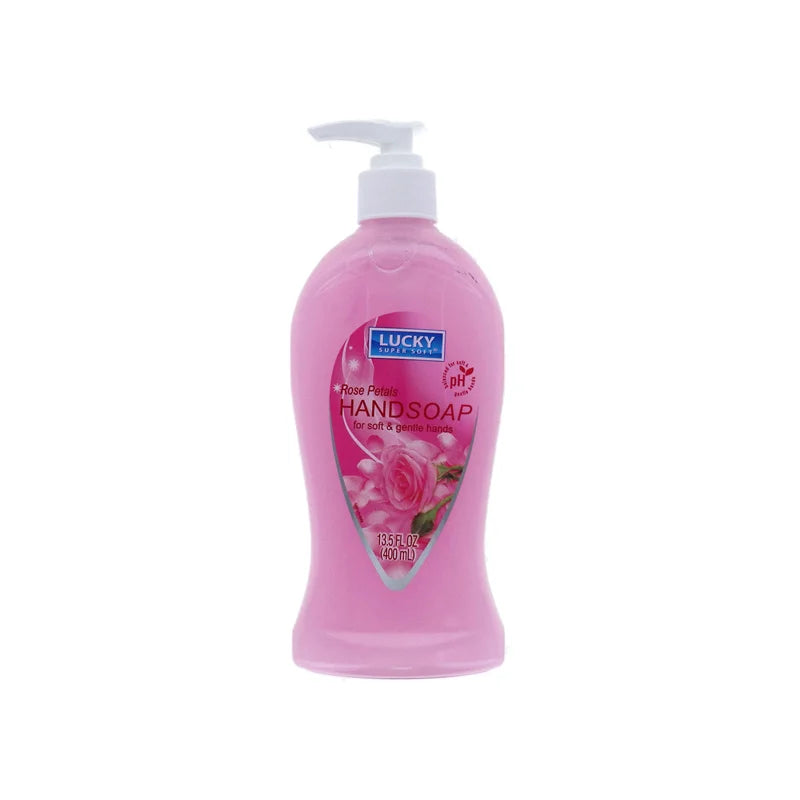 Lucky Super Soft Rose Petals Liquid Hand Soap 13.5 oz image 0