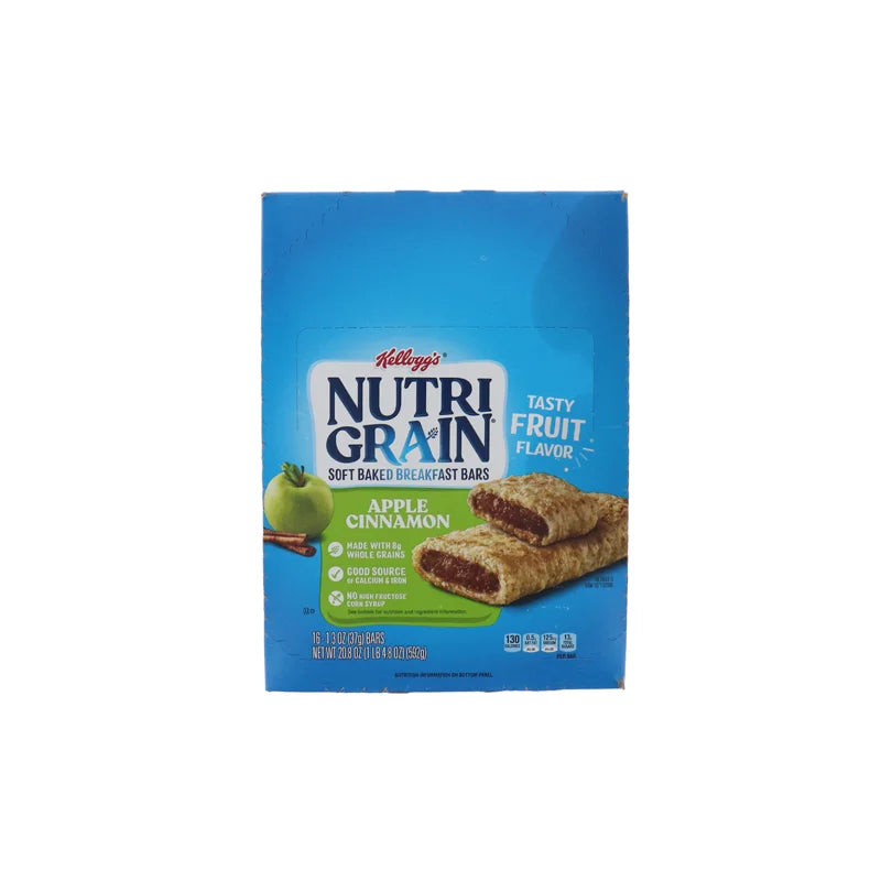 Kellogg's Nutri-Grain Cereal Bars Apple Cinnamon 16 Count - 1.3 oz image 0
