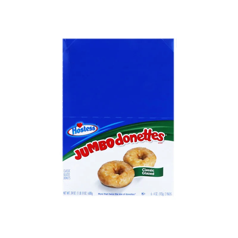 Hostess Jumbo Donettes Classic Glazed 6 Count - 4 oz image 0